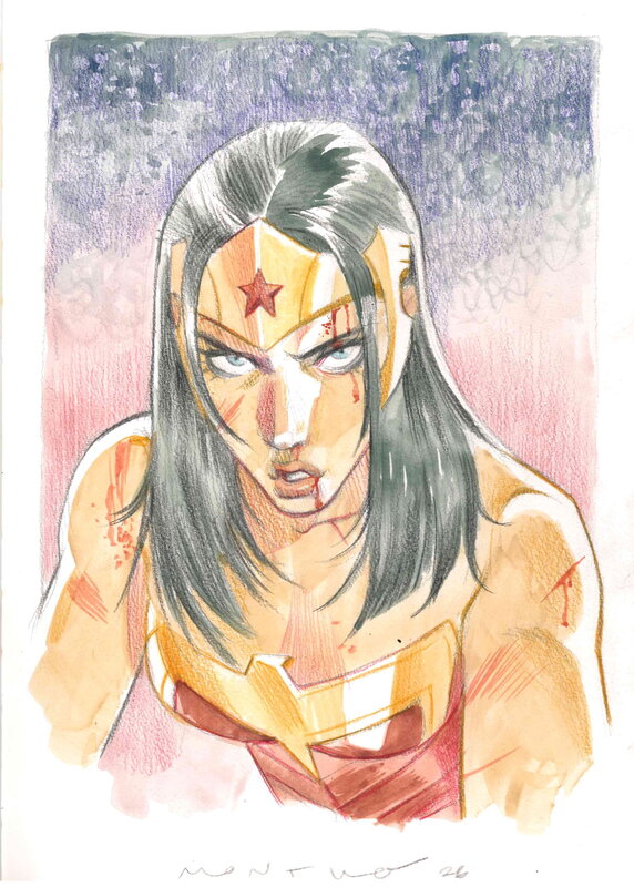 Miki Montlló, Wonder Woman - La souffrance et le don - Illustration originale
