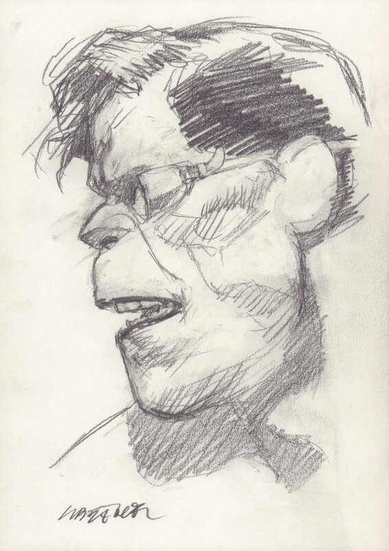 En vente - Tanino Liberatore, Portrait RanXerox - H - Illustration originale