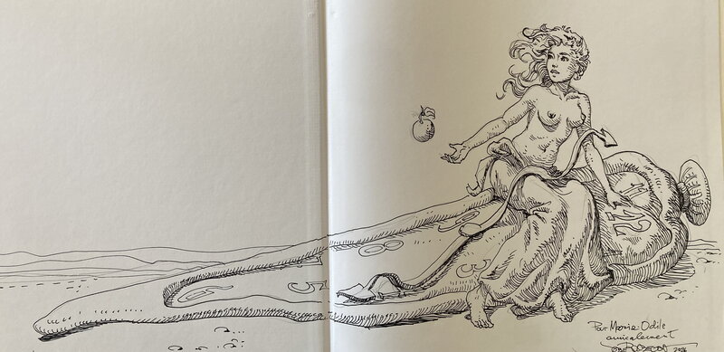 José Roosevelt, Dédicace / Recueil de peintures - Illustration originale