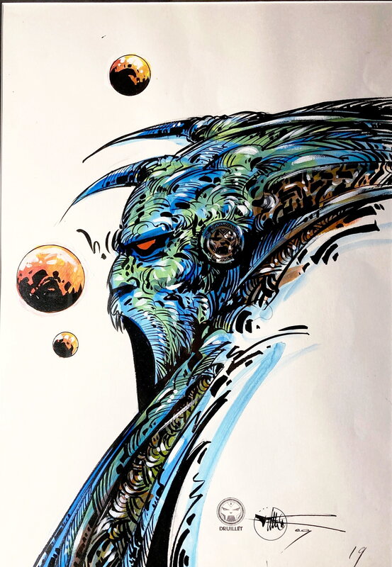 Philippe Druillet, Métal Mémoires Nr 19 / Expo à Paris 2010 - Original Illustration