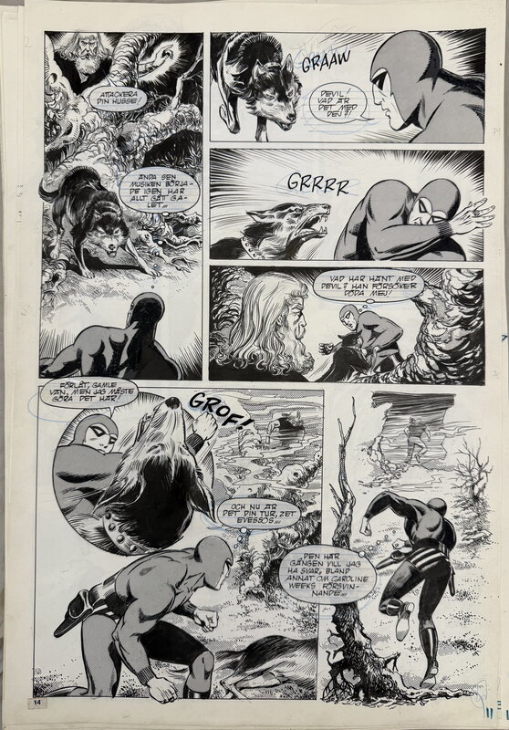 César Spadari, Donne Avenell, The Phantom “The Secret of Polymos” Wolf - Comic Strip