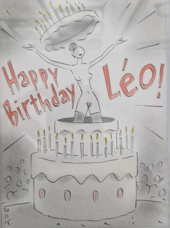 Happy Birthday par François Avril - Dédicace