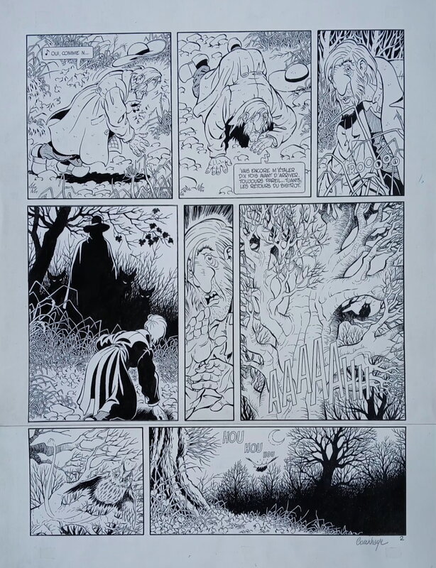 Guy Counhaye, Les démons de Roquebrou - Comic Strip