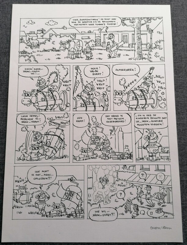 Luc Cromheecke, Willy Linthout, Planche 