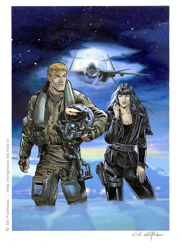 For sale - Gil Formosa, BUCK DANNY T54 Couverture 