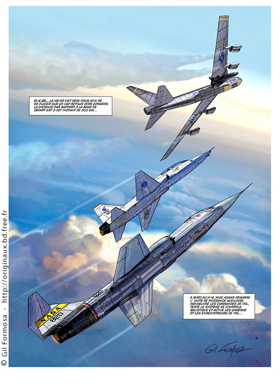 X-15 by Gil Formosa - Comic Strip