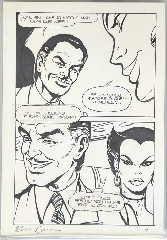 Giovanni Romanini - Ulula Supplemento n. 1 - Planche originale