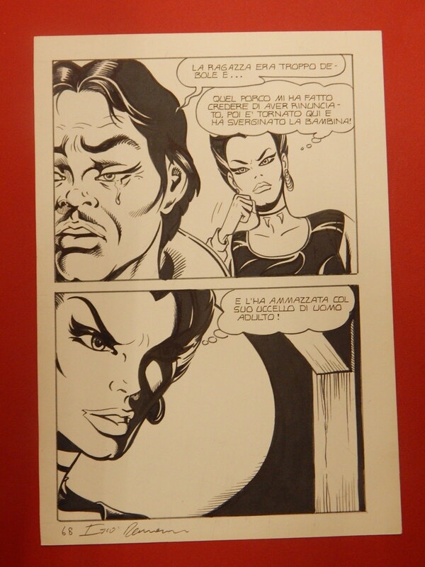 Giovanni Romanini - Ulula Supplemento n. 1 - Planche originale