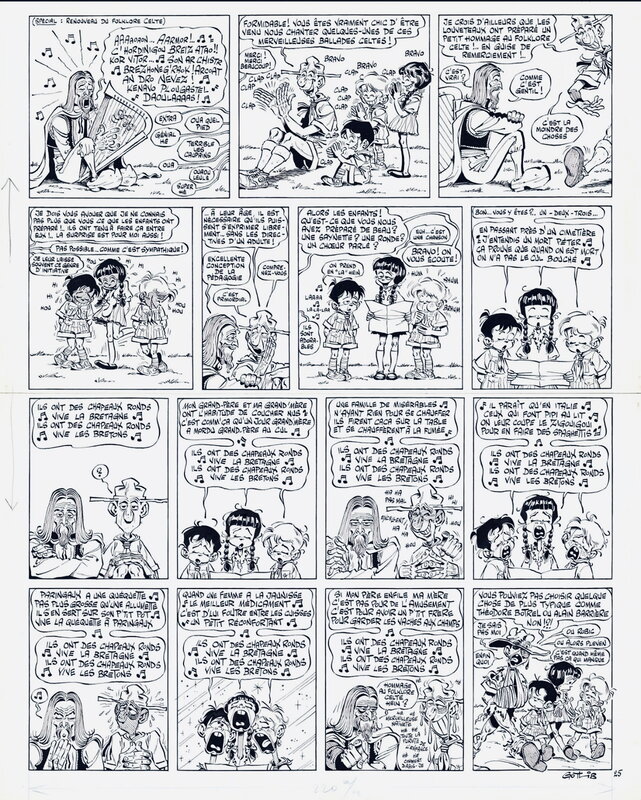 Marcel Gotlib, Hamster Jovial et ses louveteaux - Comic Strip