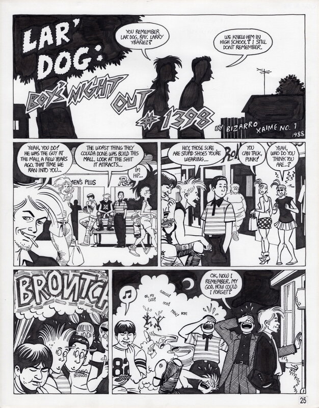 Jaime Hernandez, Love and Rockets #28, pg. 25 (1988) - Planche originale