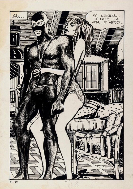 Milo Manara - Genius n. 11 - Planche originale