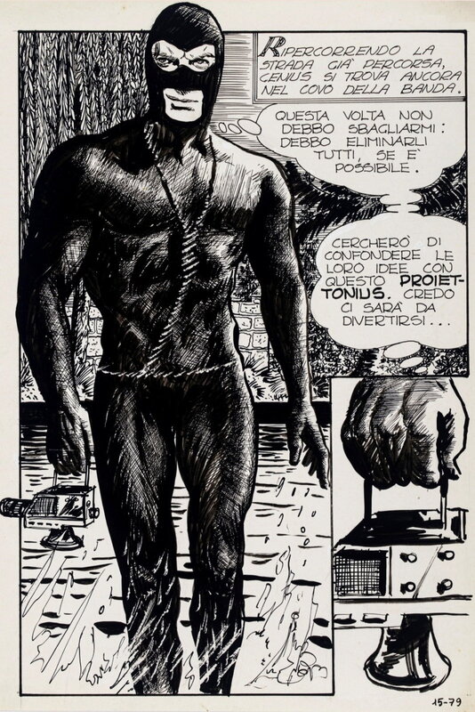 Milo Manara - Genius n. 15 - Planche originale