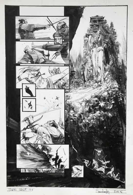 Sean Murphy, Rick Remender, Tokyo Ghost issue 4 page 5 - Planche originale