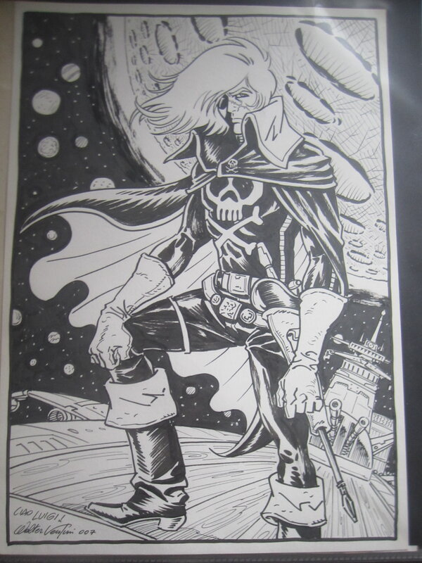 Walter Venturi - Capitan Harlock - Illustration originale