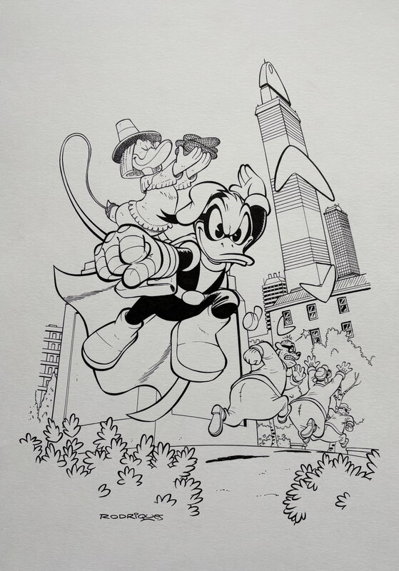 Paco Rodriguez Peinado, Couverture de Fantomiald - Comic Strip