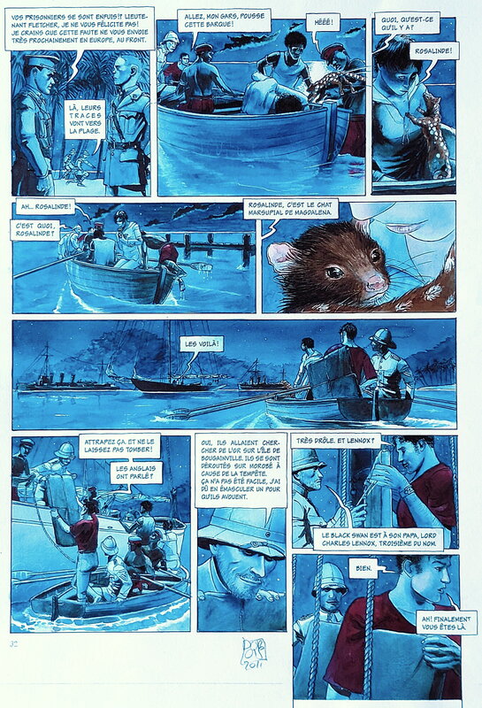 Christophe Dubois, La Ballade de Magdalena - Comic Strip