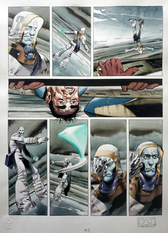 Patrizio Evangelisti, FOURMI BLANCHE    T1 DU FOND DES ABYSSES   couleur directe - Comic Strip