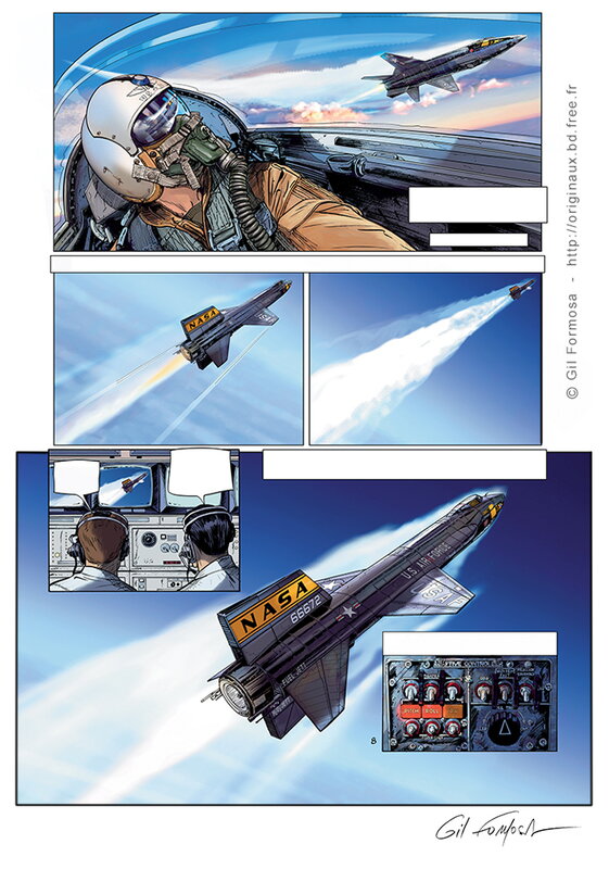 X-15 P08 by Gil Formosa - Comic Strip