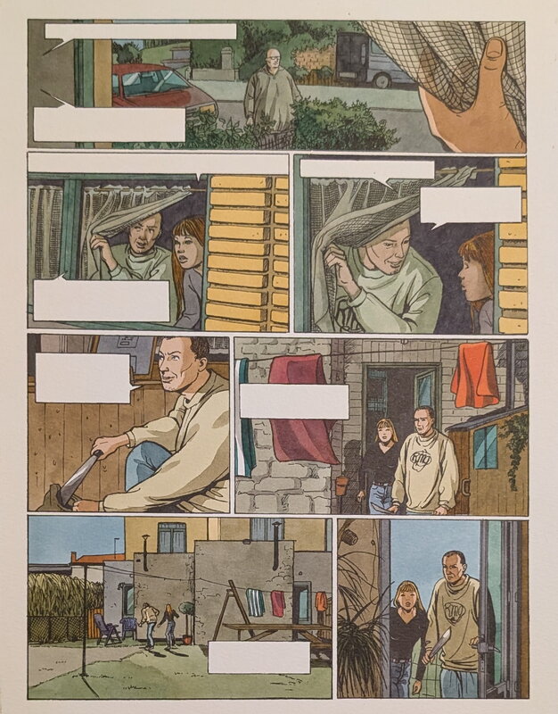 Dina Kathelyn, Viviane Nicaise, La vie en rose 3 - planche 42 - Color guide