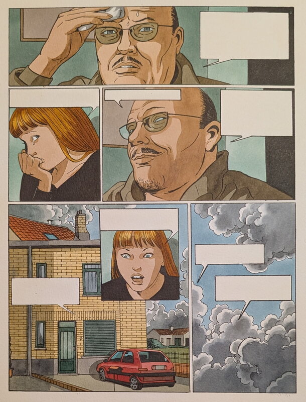 Dina Kathelyn, Viviane Nicaise, La vie en rose 3 - planche 46 - Mise en couleur