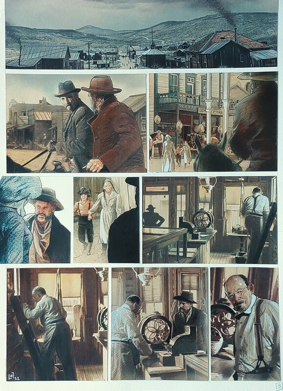 Lawmen par Fabrice Le Hénanff - Planche originale