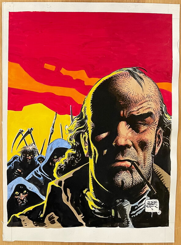 Ortiz - Hombre Cover - Comic Strip