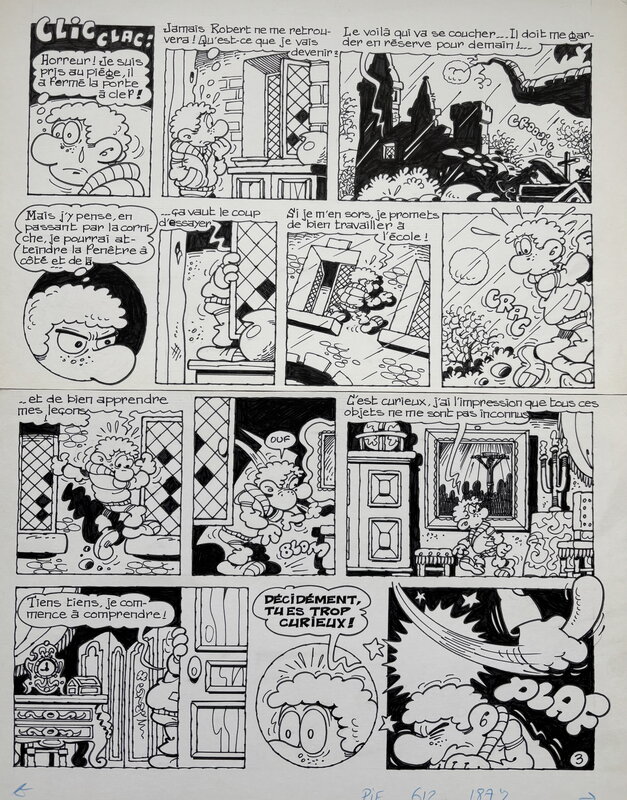 Supermatou par Jean-Claude Poirier - Planche originale