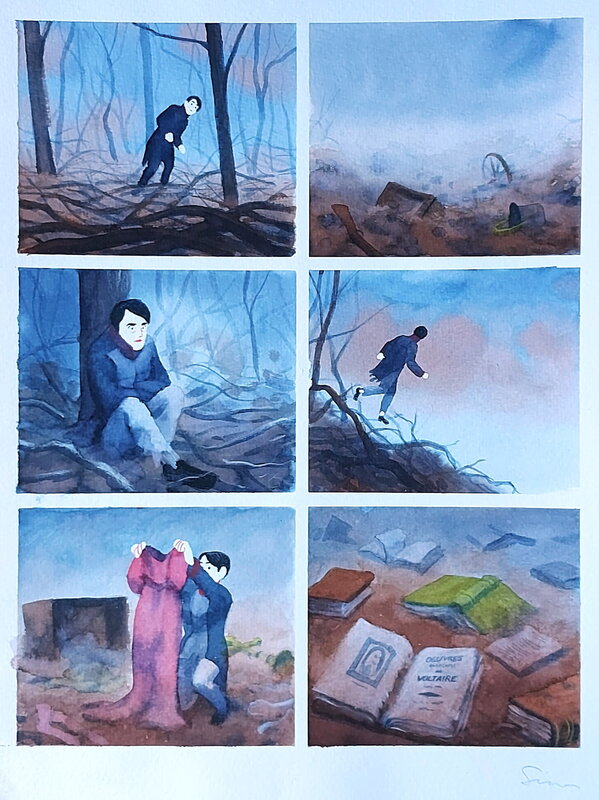 Simon Spruyt, Le Tambour de la Moskova - Planche originale