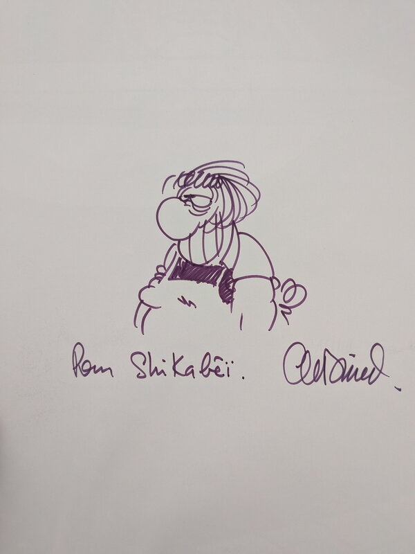 Binet, Bidochon usent le forfait - Dédicace