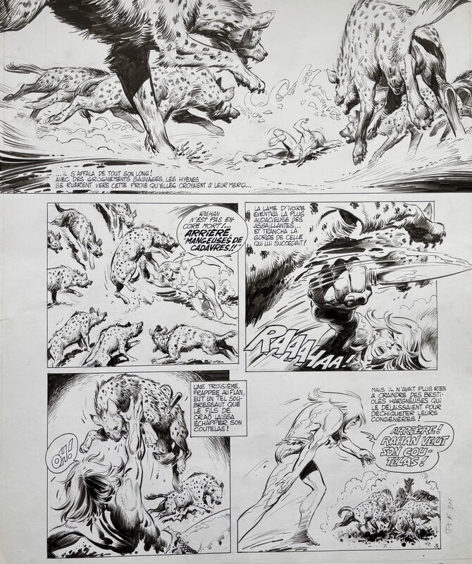 Rahan par André Chéret, Roger Lécureux - Planche originale