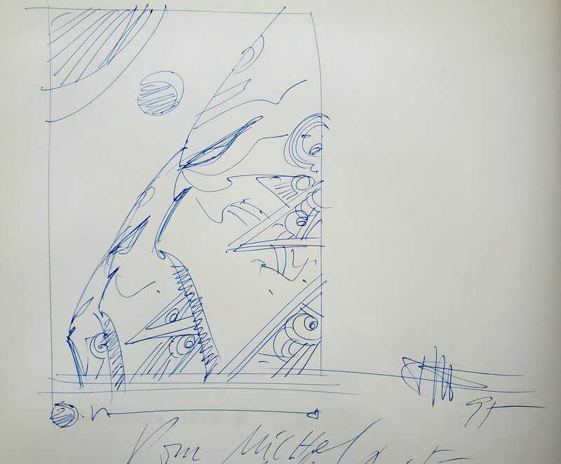 Philippe Druillet, LONE SLOANE   T6 SALAMMBÔ 2 : CARTHAGE - Sketch
