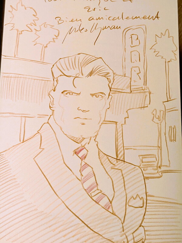 Le Dahlia Noir par Miles Hyman - Dédicace