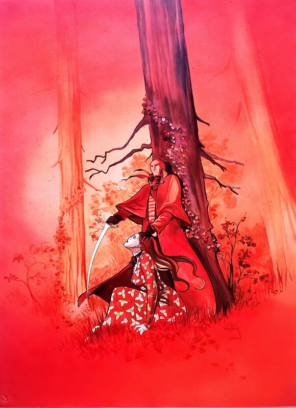 Eric Lenaerts, LES ROMANTIQUES   T1 HEIDELBERG   couleur directe - Couverture originale