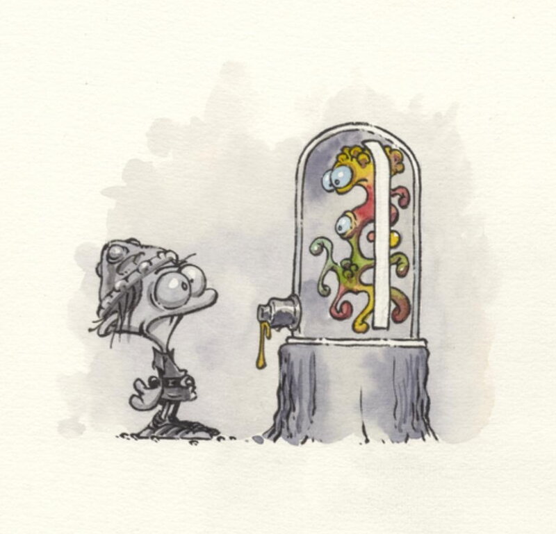 Game Over par Midam - Illustration originale