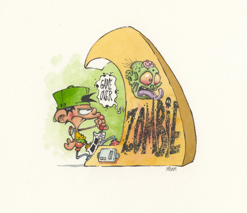 Kid Paddle par Midam - Illustration originale