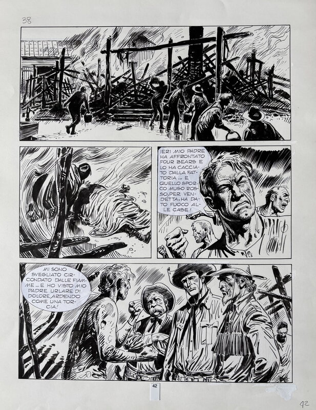 José Ortiz, Tex willer le chasseur de fossiles - Comic Strip