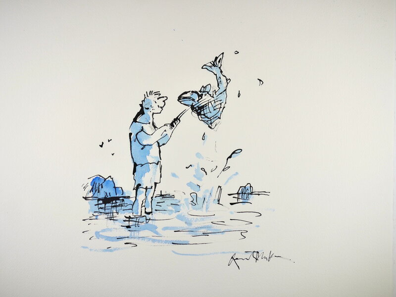 Quentin Blake - Illustration - Illustration originale