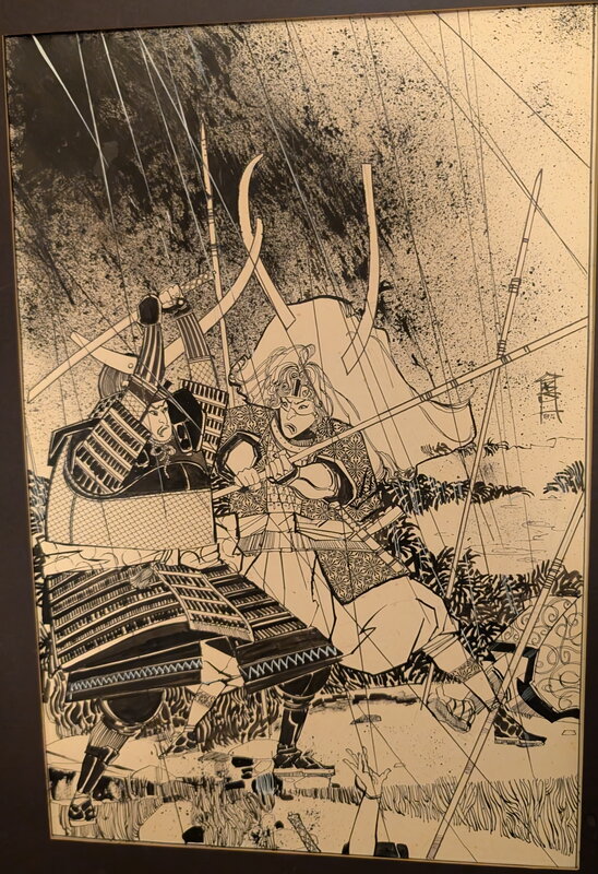 Bill Sienkiewicz, The last standing samurai - Planche originale