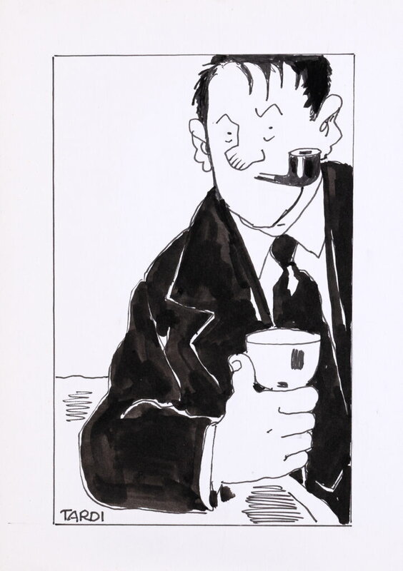 Nestor Burma by Jacques Tardi - Original Illustration