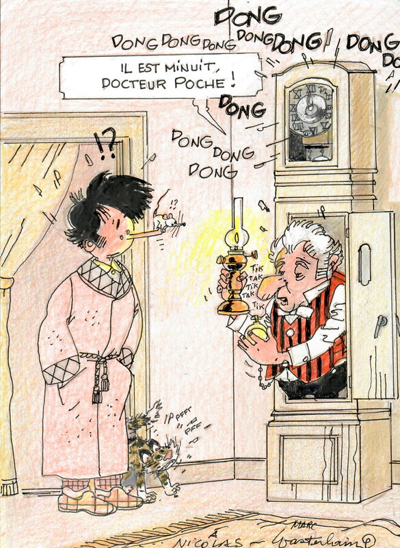 Marc Wasterlain, Il est minuit Docteur Poche - Dédicace