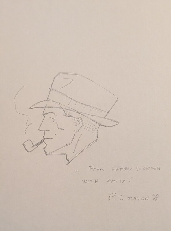 Harry Dickson 1 par Pascal J. Zanon - Dédicace