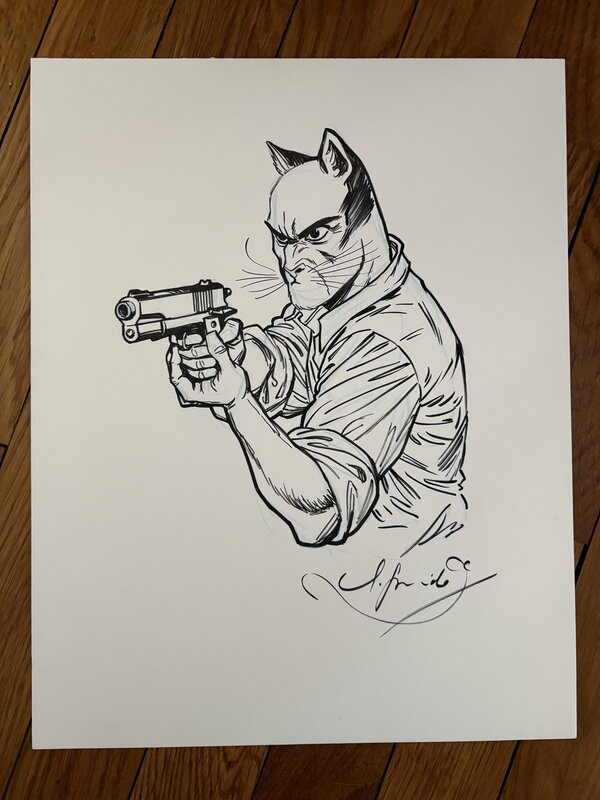 En vente - Juanjo Guarnido, Grande illustration originale de 