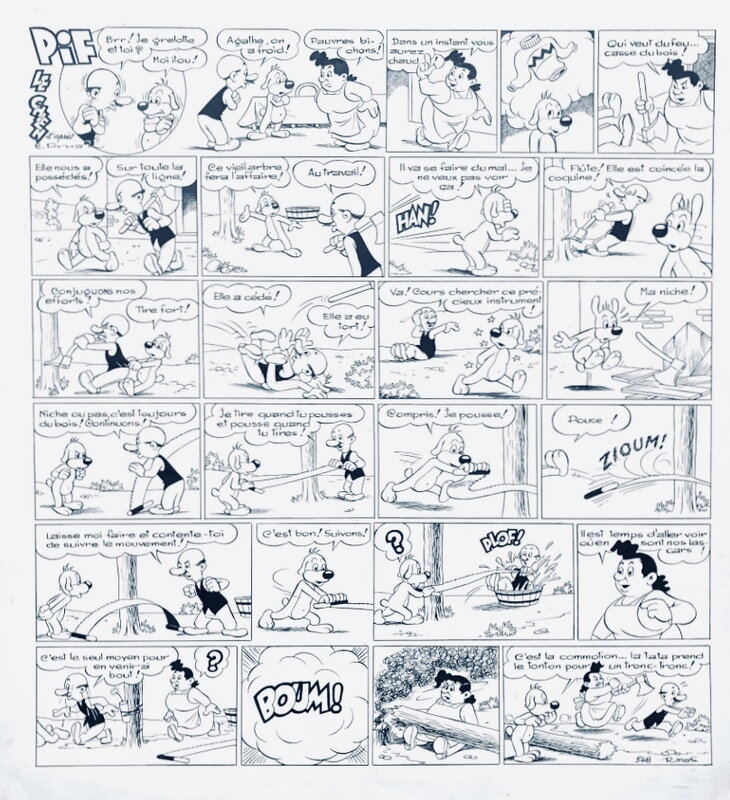 PIF LE CHIEN by Roger Mas, José Cabrero Arnal - Comic Strip