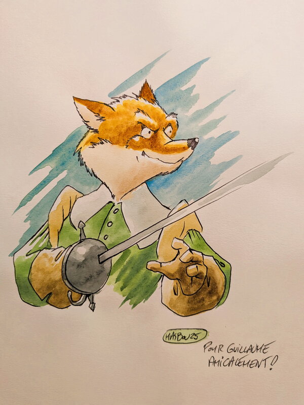 Jean-Luc Masbou, Armand Raynal de Maupertuis - Dédicace