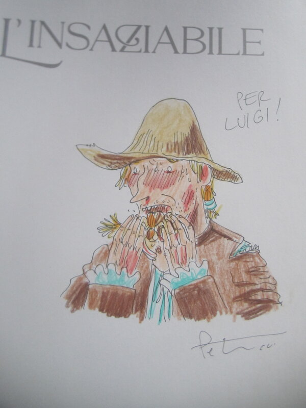 Michele Petrucci - L'insaziabile - Dédicace