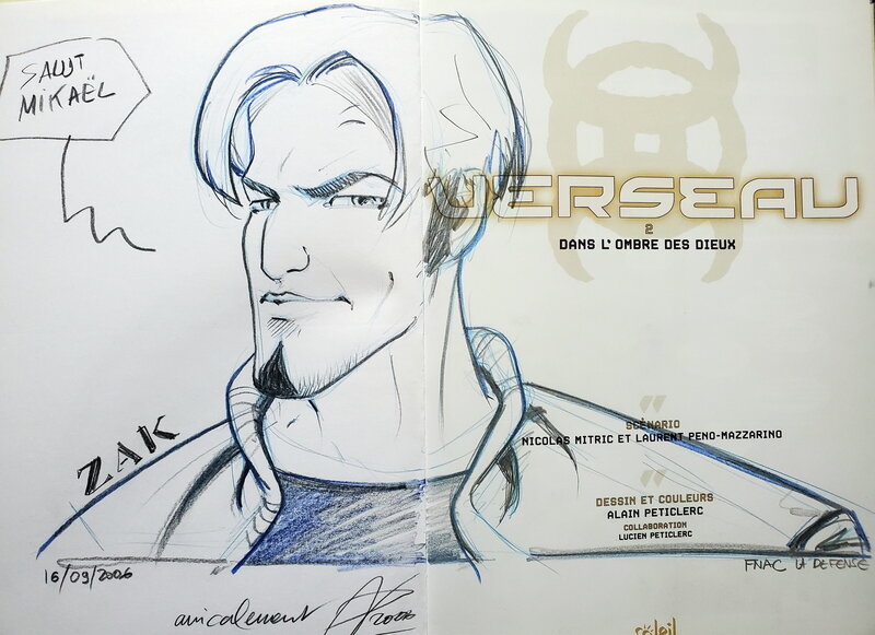 Alain Peticlerc, VERSEAU   T2 DANS L'OMBRE DES DIEUX - Dédicace