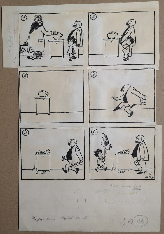 Vater und Sohn par E. O. Plauen - Planche originale