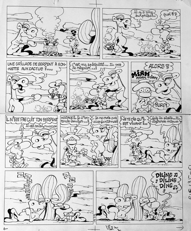 Jean-Claude Poirier, Horace cheval de l’ouest - Comic Strip