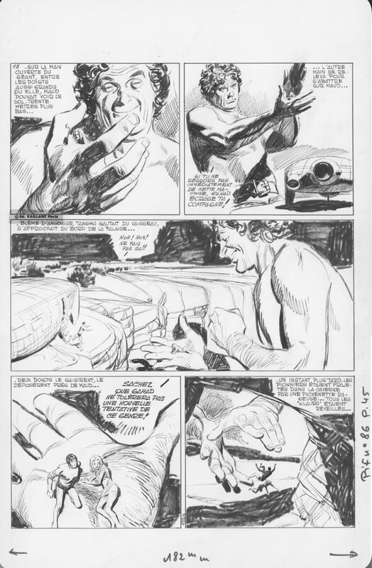Raymond Poïvet, Roger Lécureux, Les pionniers de l’espérance - Planche originale