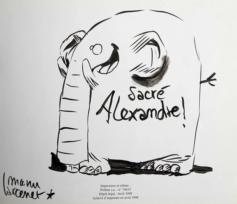 Manu Larcenet, Ni dieu ni maître ni croquettes - Dédicace